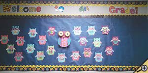 back to school bulletin board